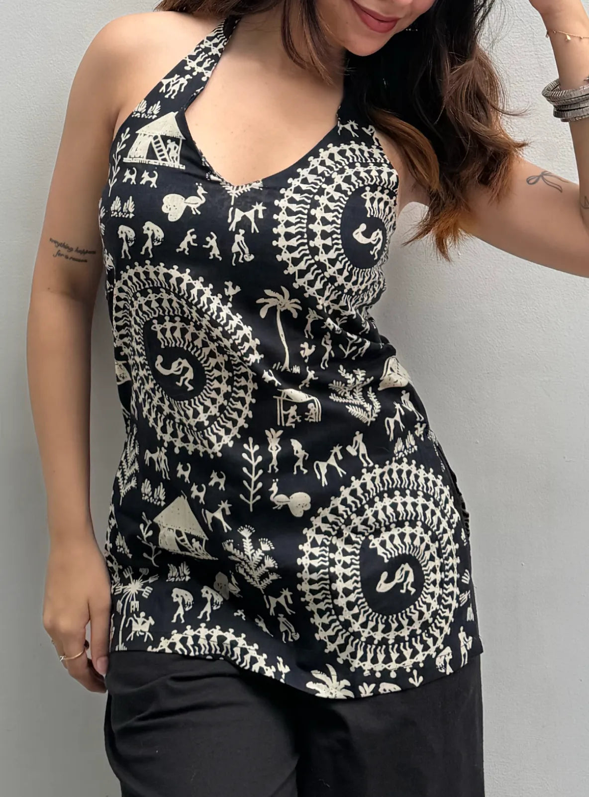 Pakhi Halter Neck Kurti