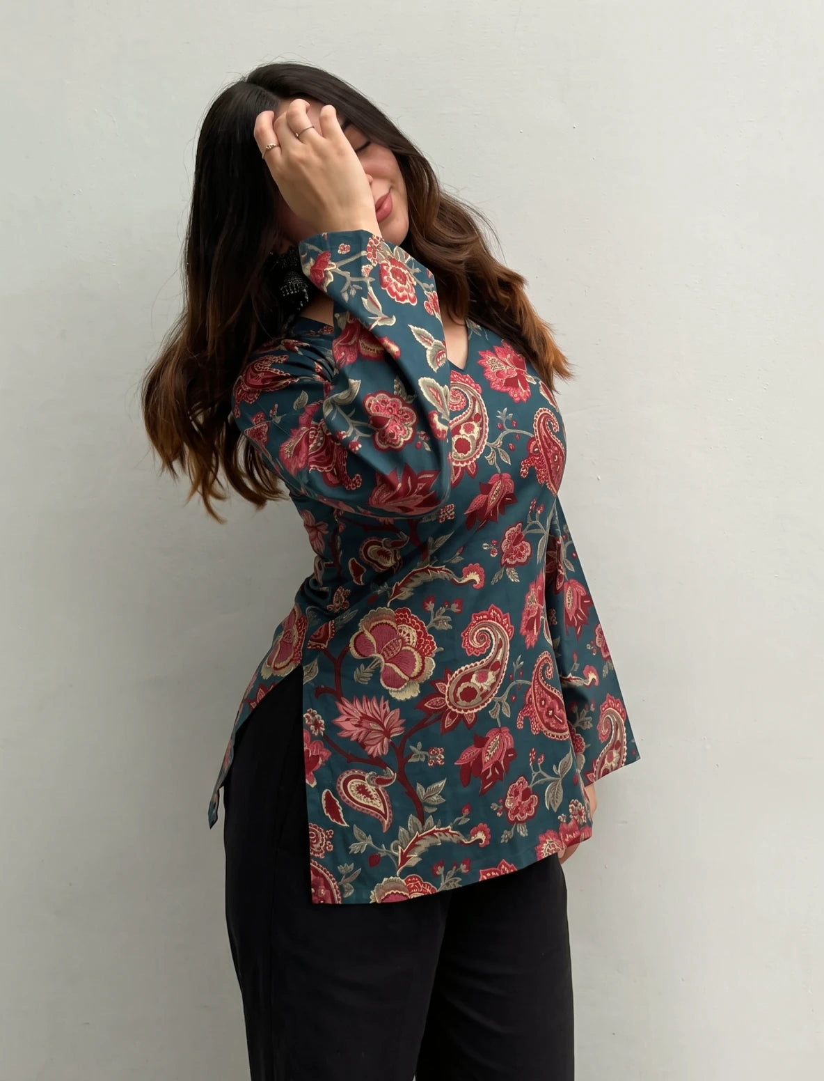 Yashvi Bell Sleeves Kurti