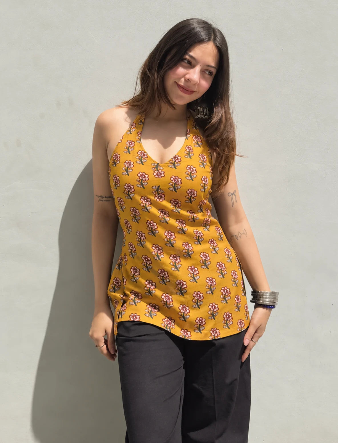 Nysa Halter Neck Kurti