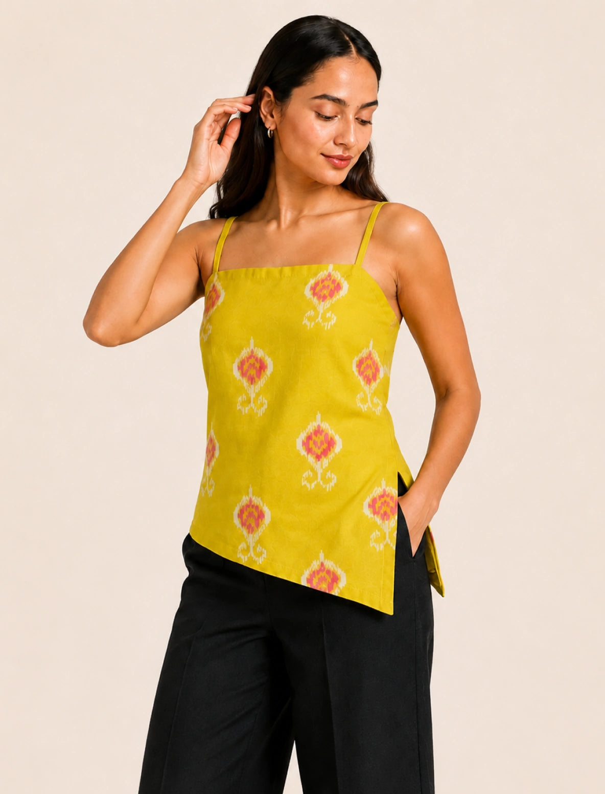 Naaz Asymmetrical Short Kurti