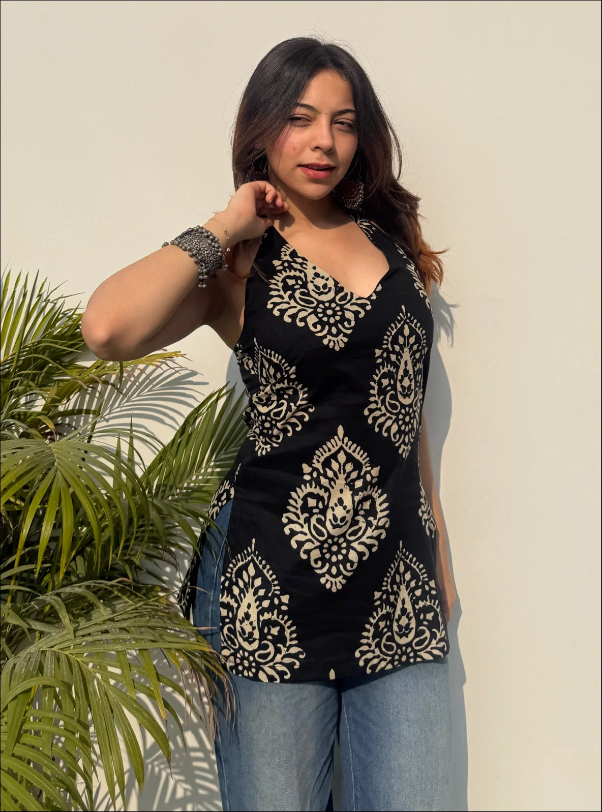 Jogi Halter Neck Kurti