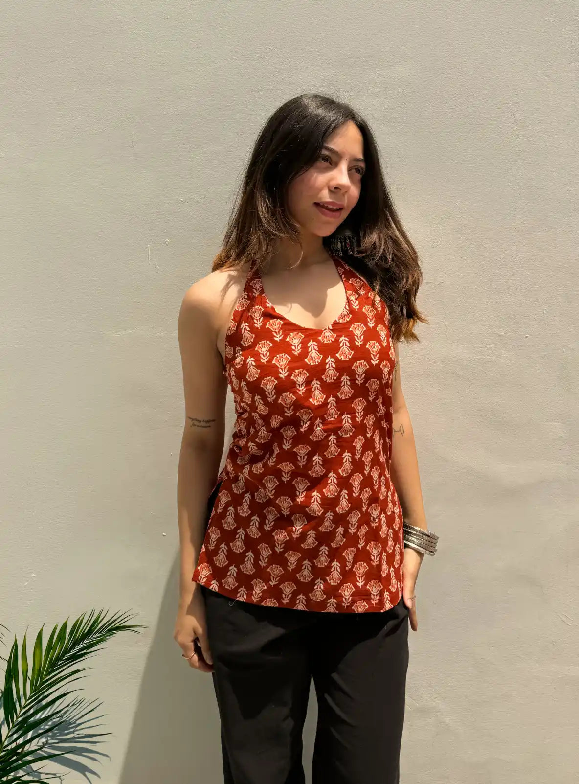 Kali Halter Neck Kurti