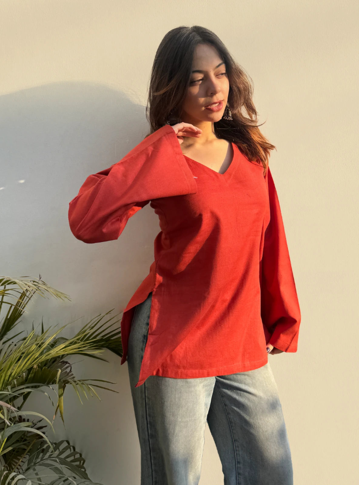 Maina Bell Sleeves Kurti