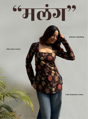 Malang Square Neck Kurti by Evara