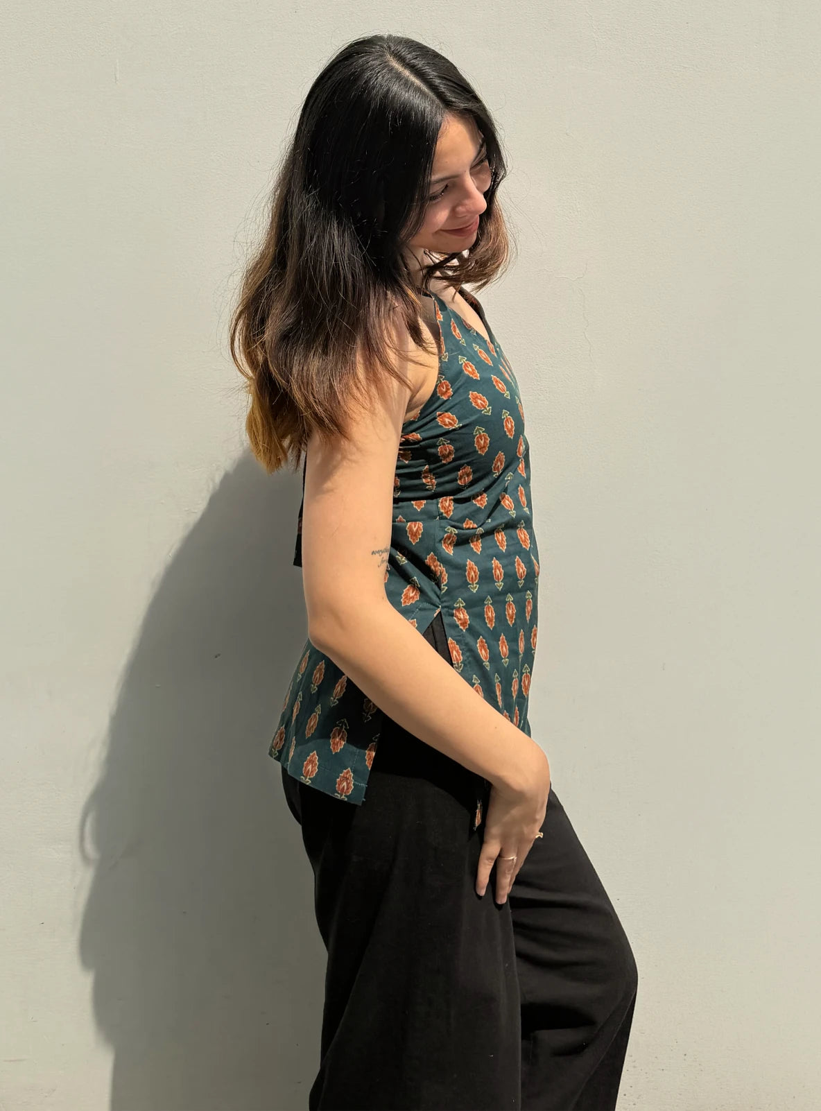 Seher Halter Neck Kurti