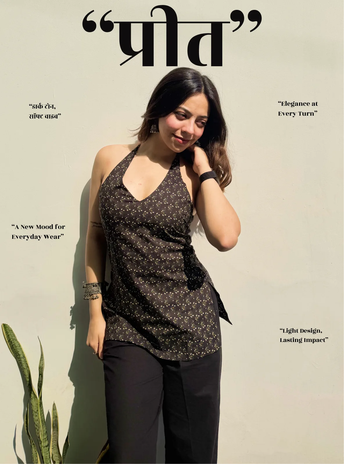 Preet Halter Neck Kurti