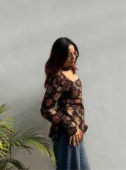 Malang Square Neck Kurti by Evara