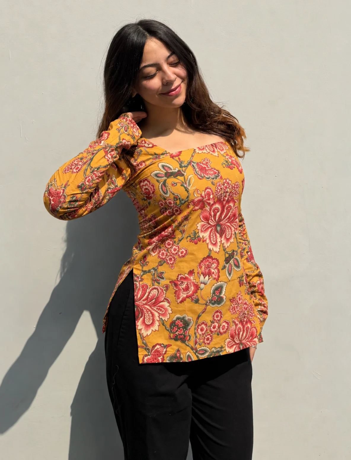 Eshani Square Neck Kurti