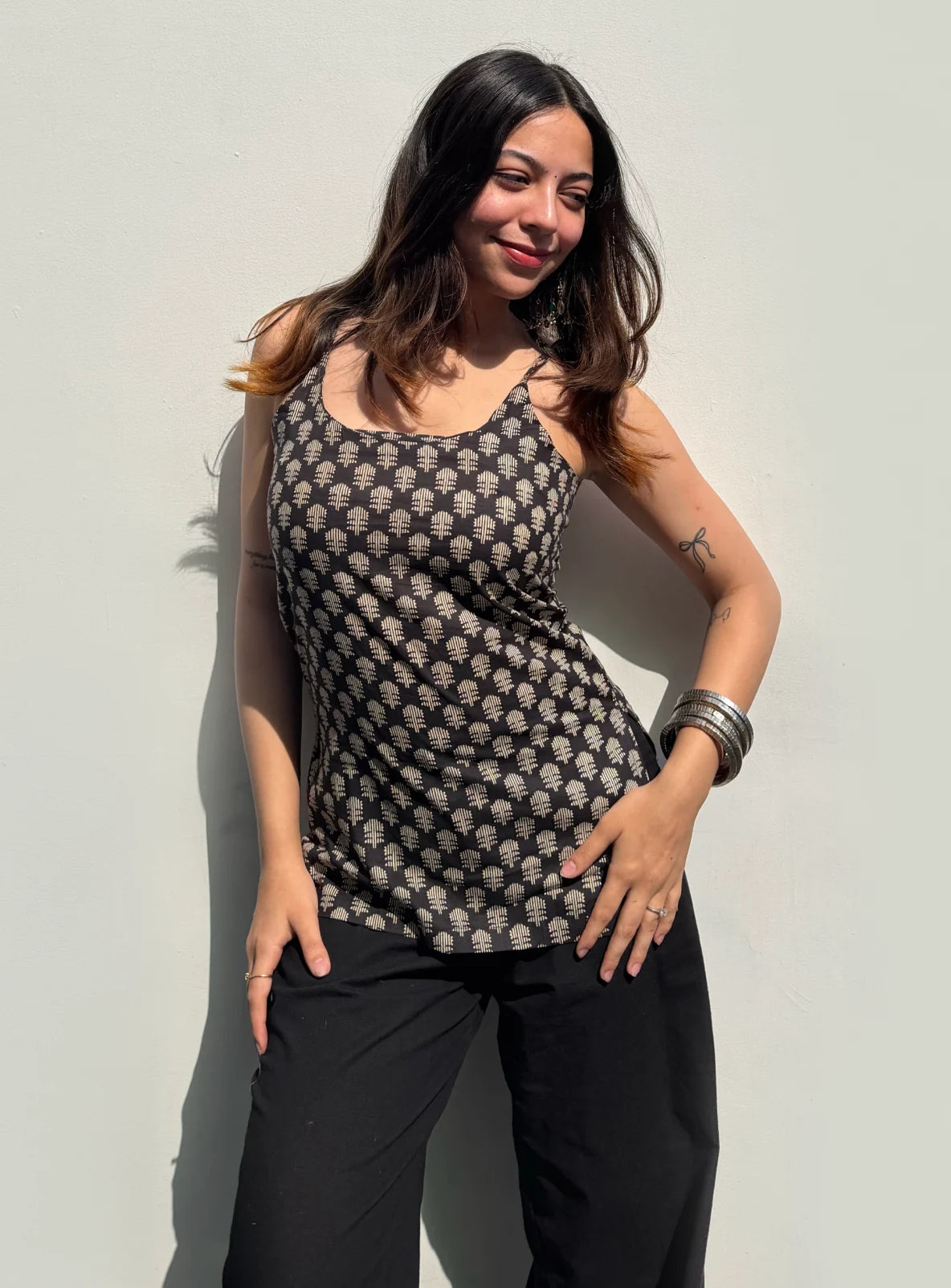 Raag Short Sleeveless Kurti