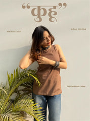 Kuhu Sleeveless Kurti by Evara