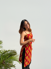Dilruba Dastaan Mid Kurti Kurti by Evara