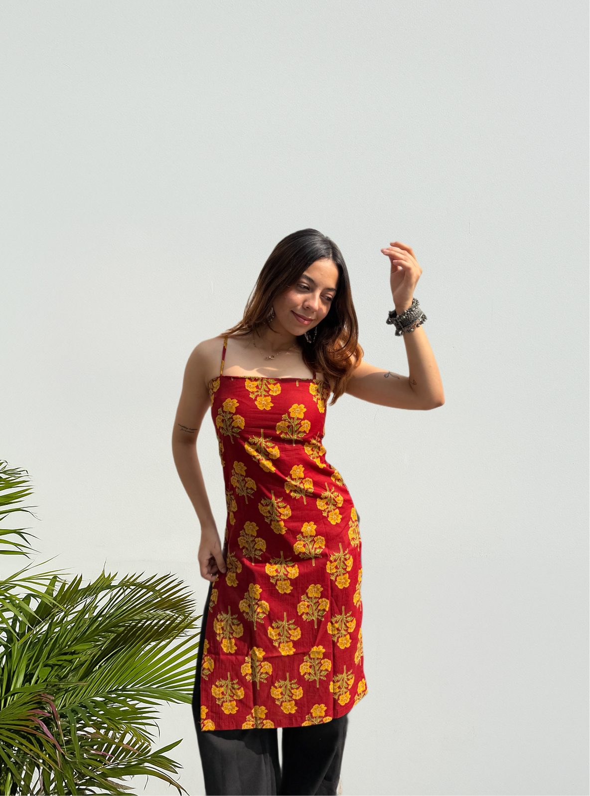 Dilruba Dastaan Mid Kurti Kurti by Evara
