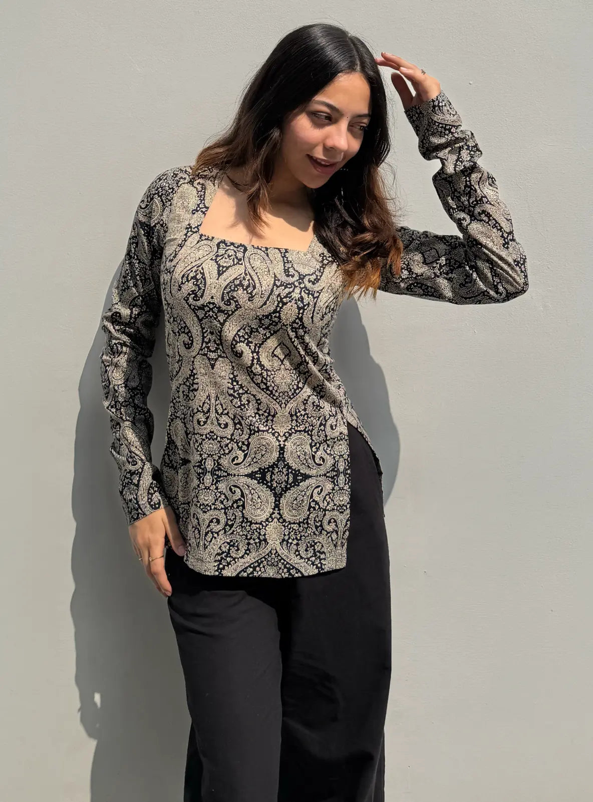 Kaashi Square Neck Kurti