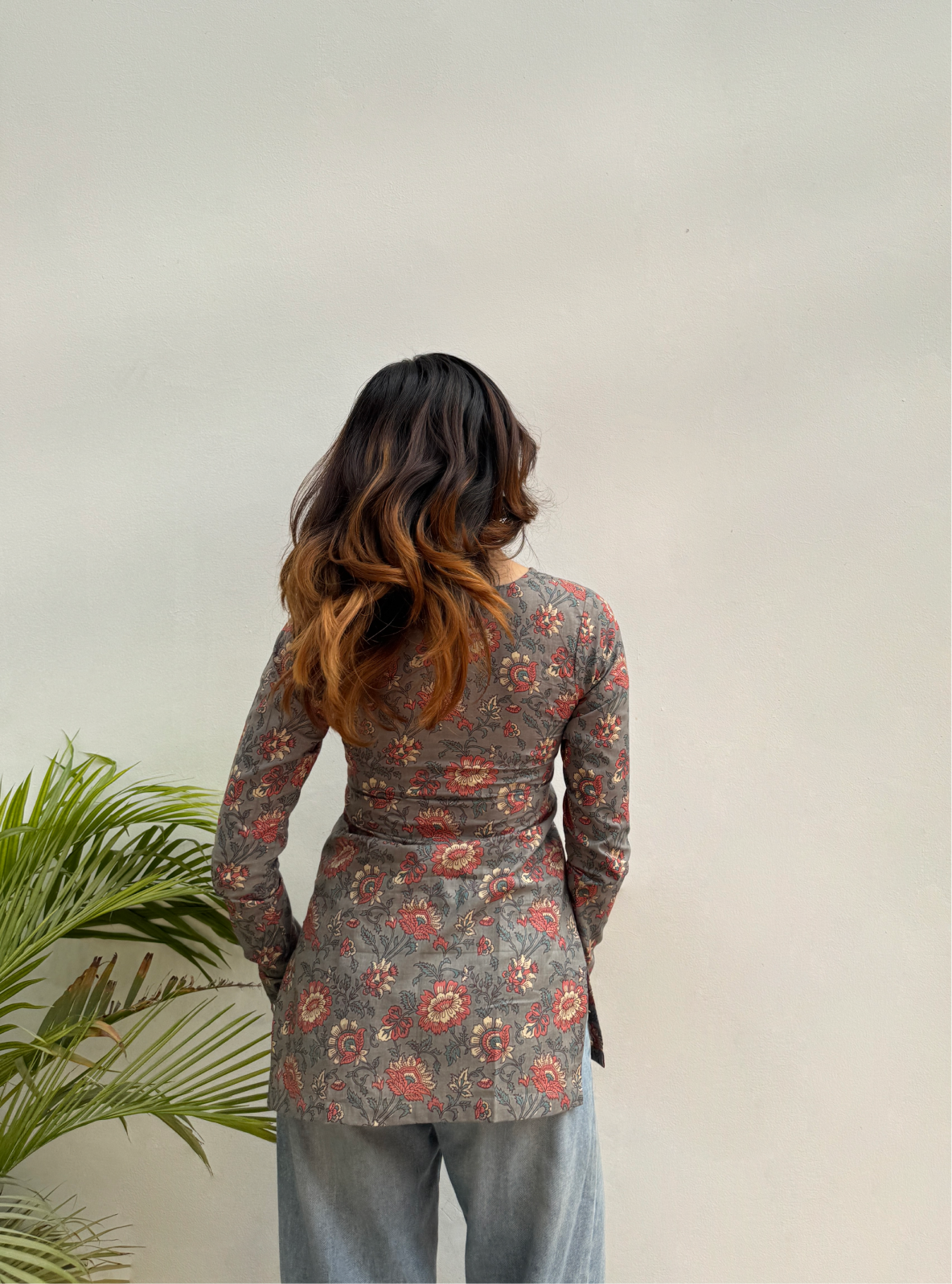 Tarana Straight Sleeves Kurti by Evara