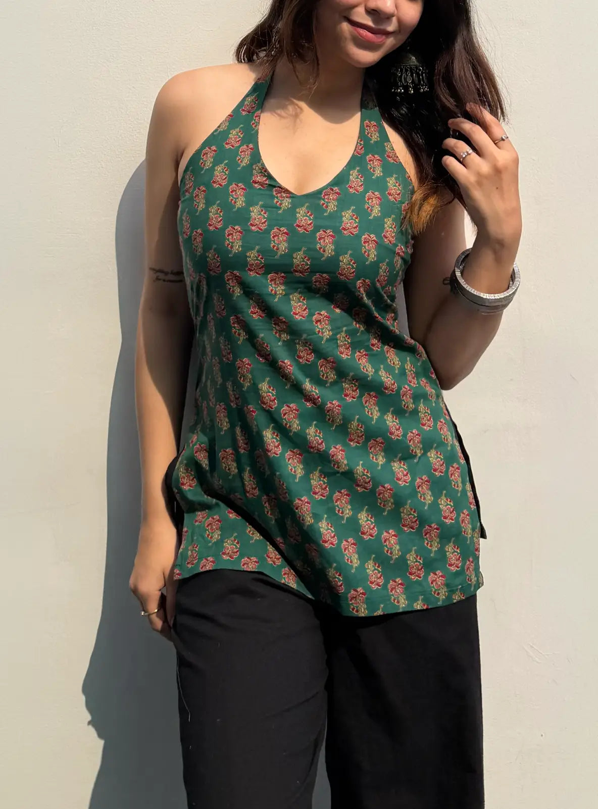 Sabaa Halter Neck Kurti