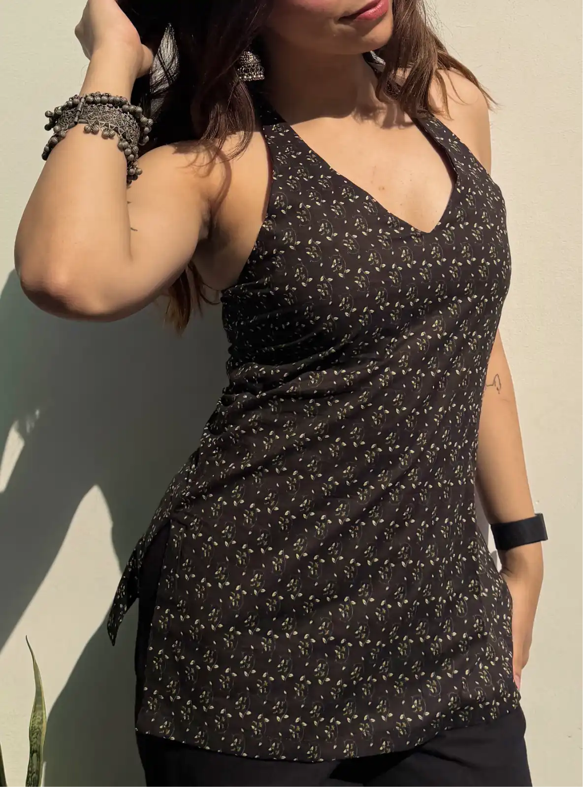 Preet Halter Neck Kurti