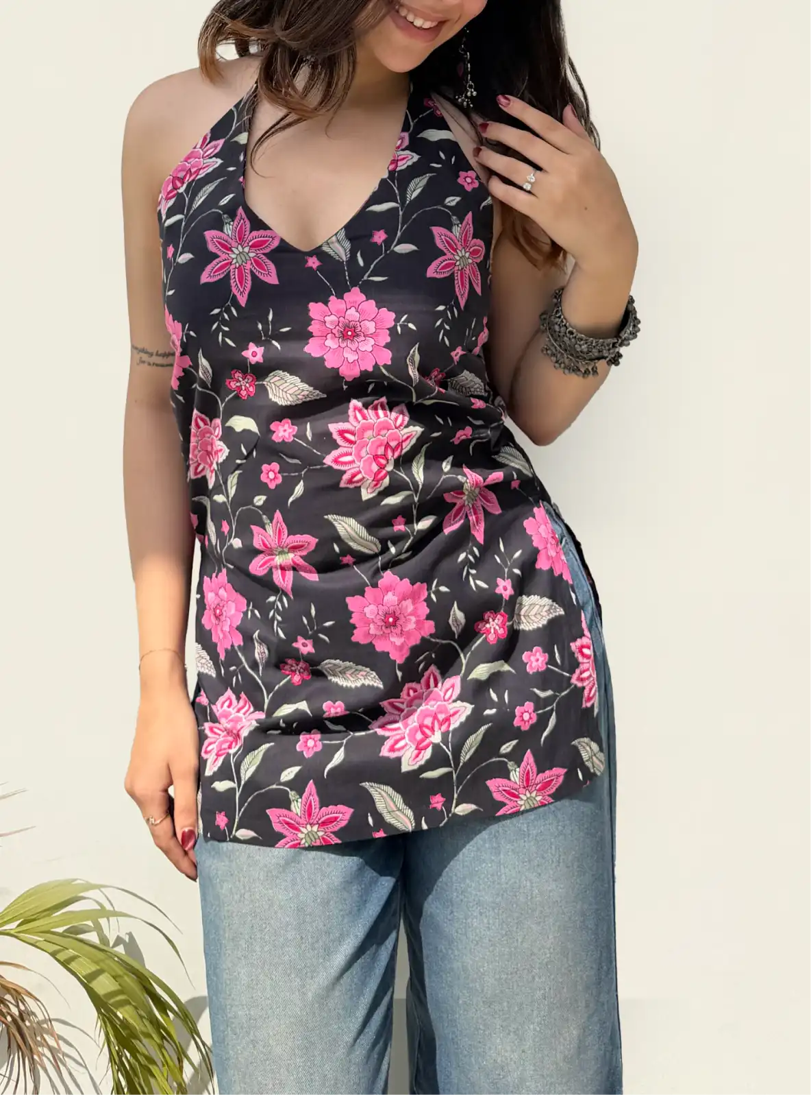 Kamya Halter Neck Kurti