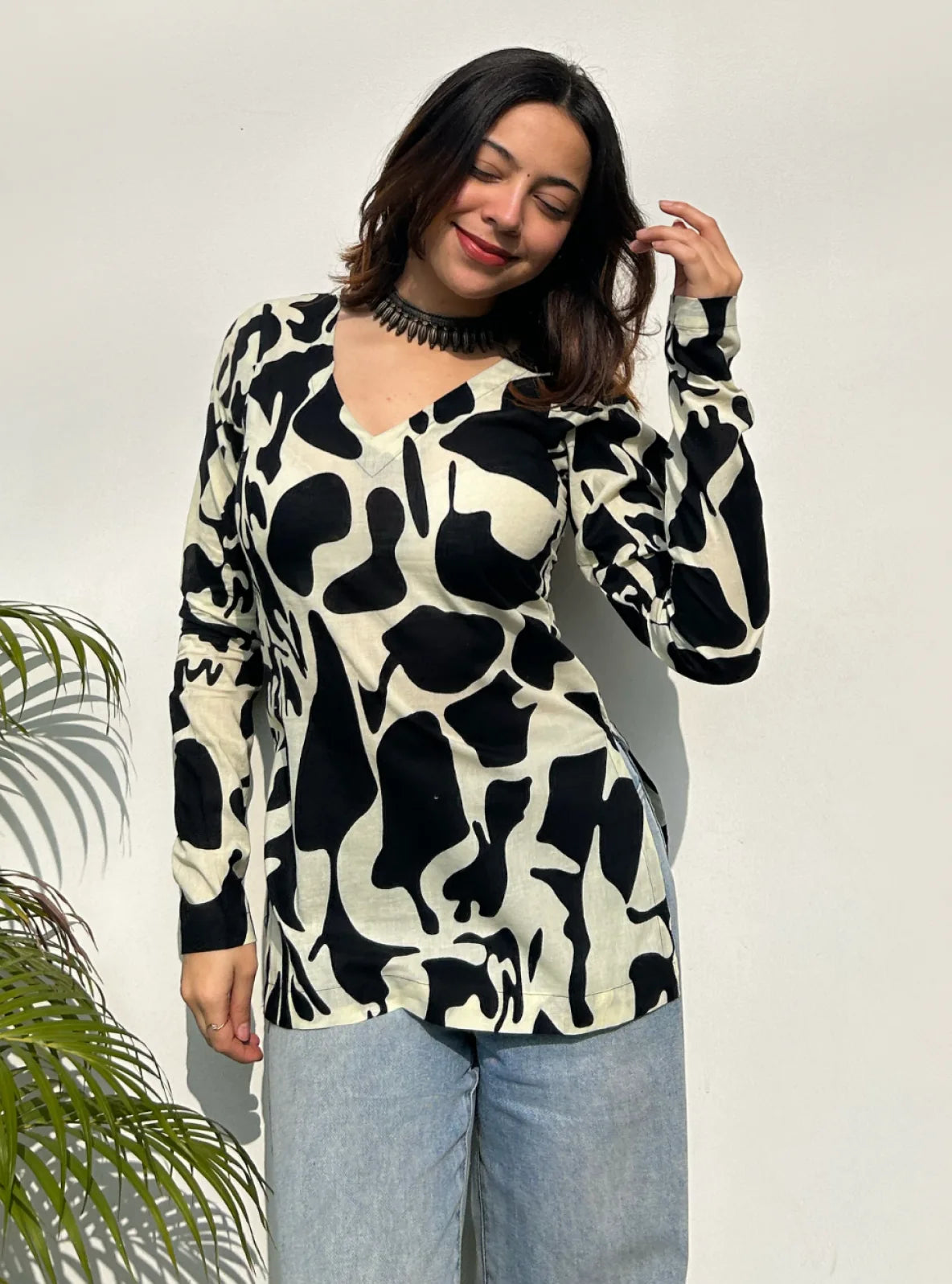 Zaalima Straight Sleeves Kurti