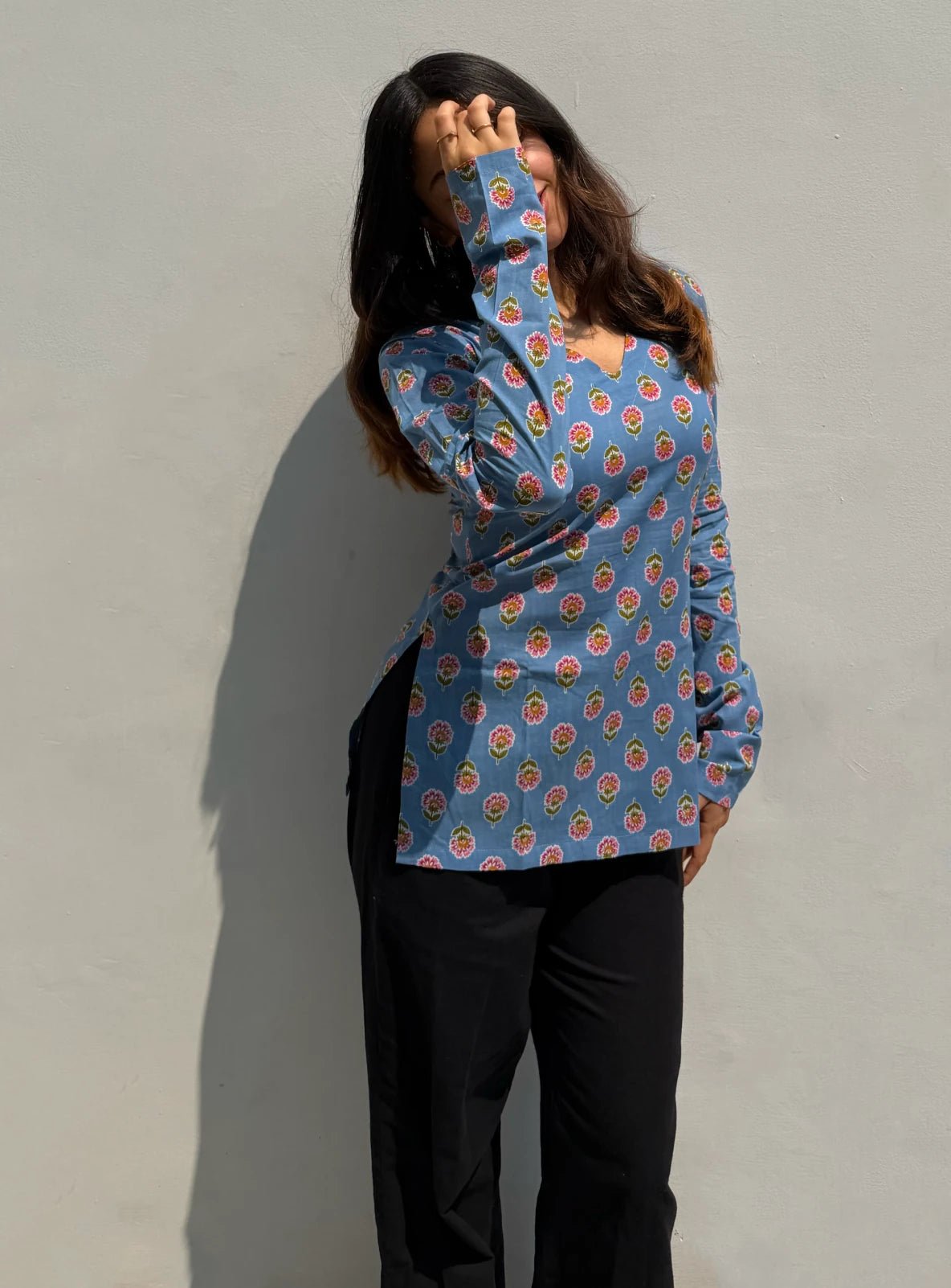 Savera Straight Sleeves Kurti