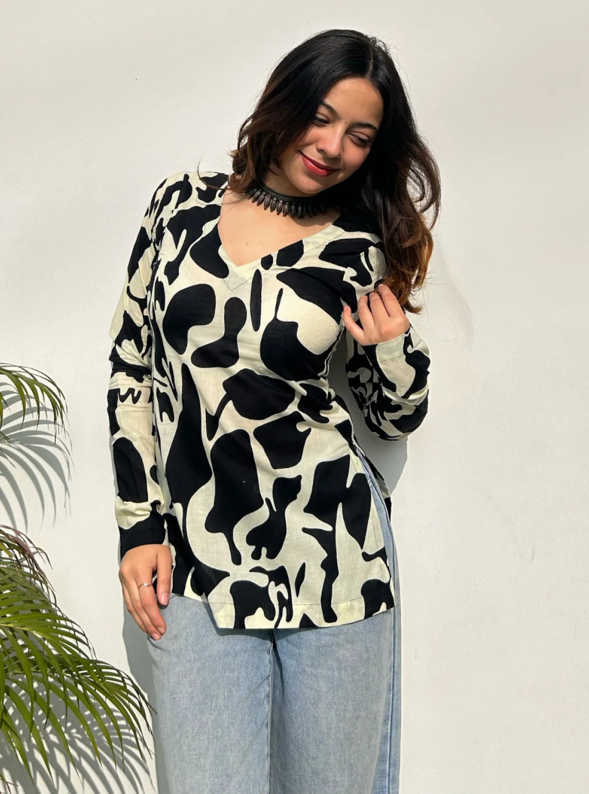 Zaalima Straight Sleeves Kurti