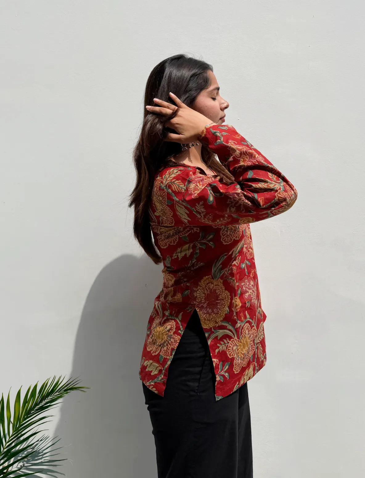 Aarvi Bell Sleeves Kurti