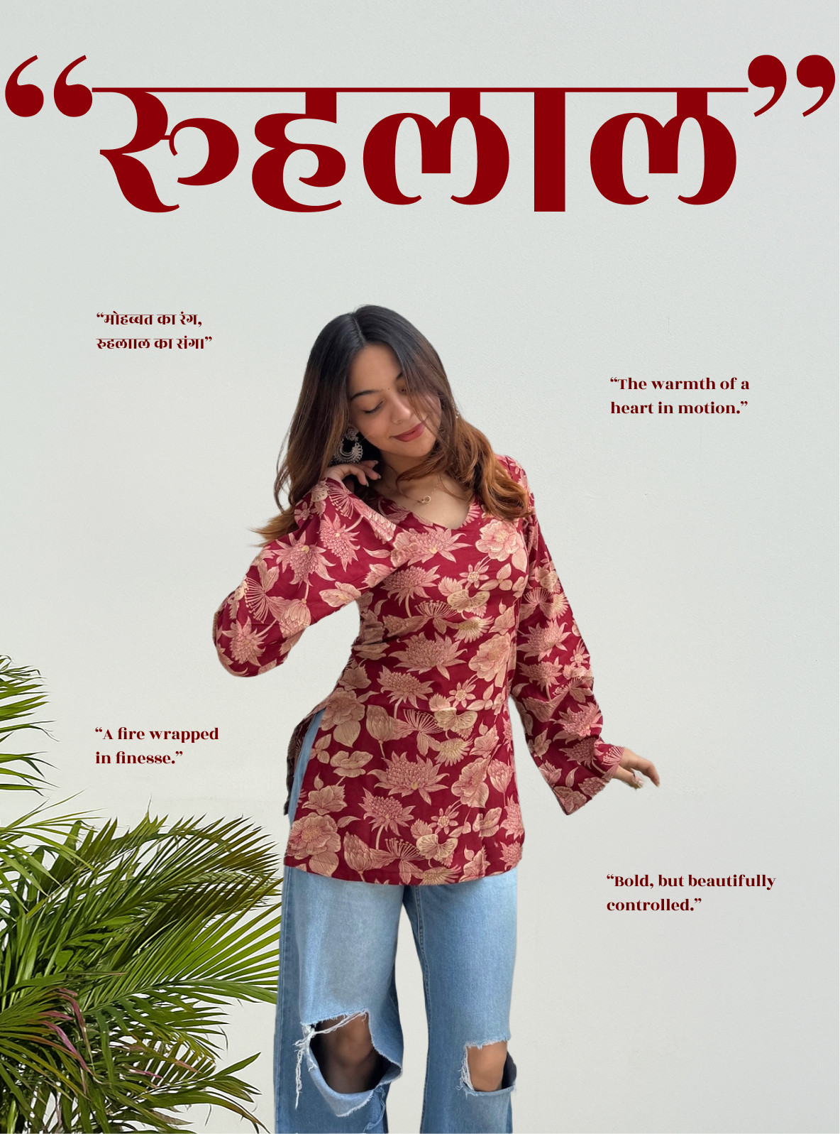 Ruhlaal Bell Sleeves Kurti by Evara
