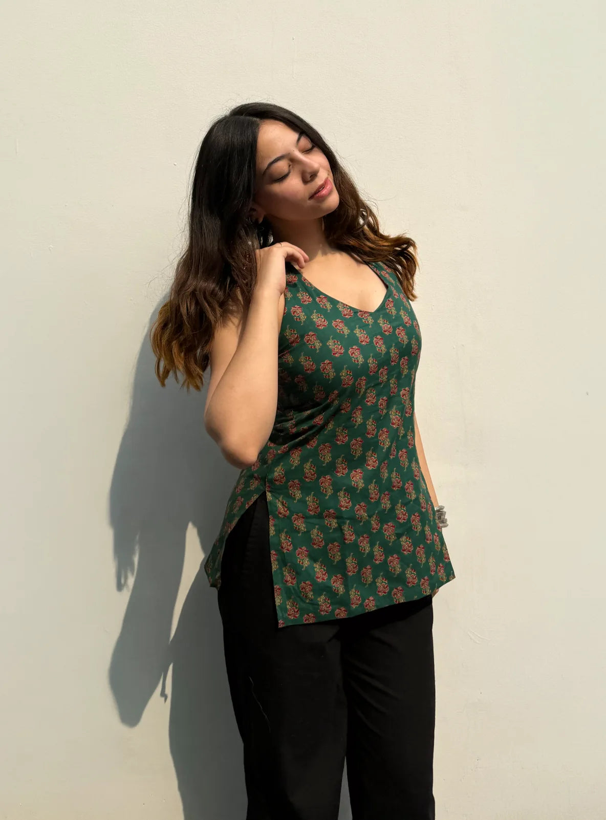 Sabaa Halter Neck Kurti