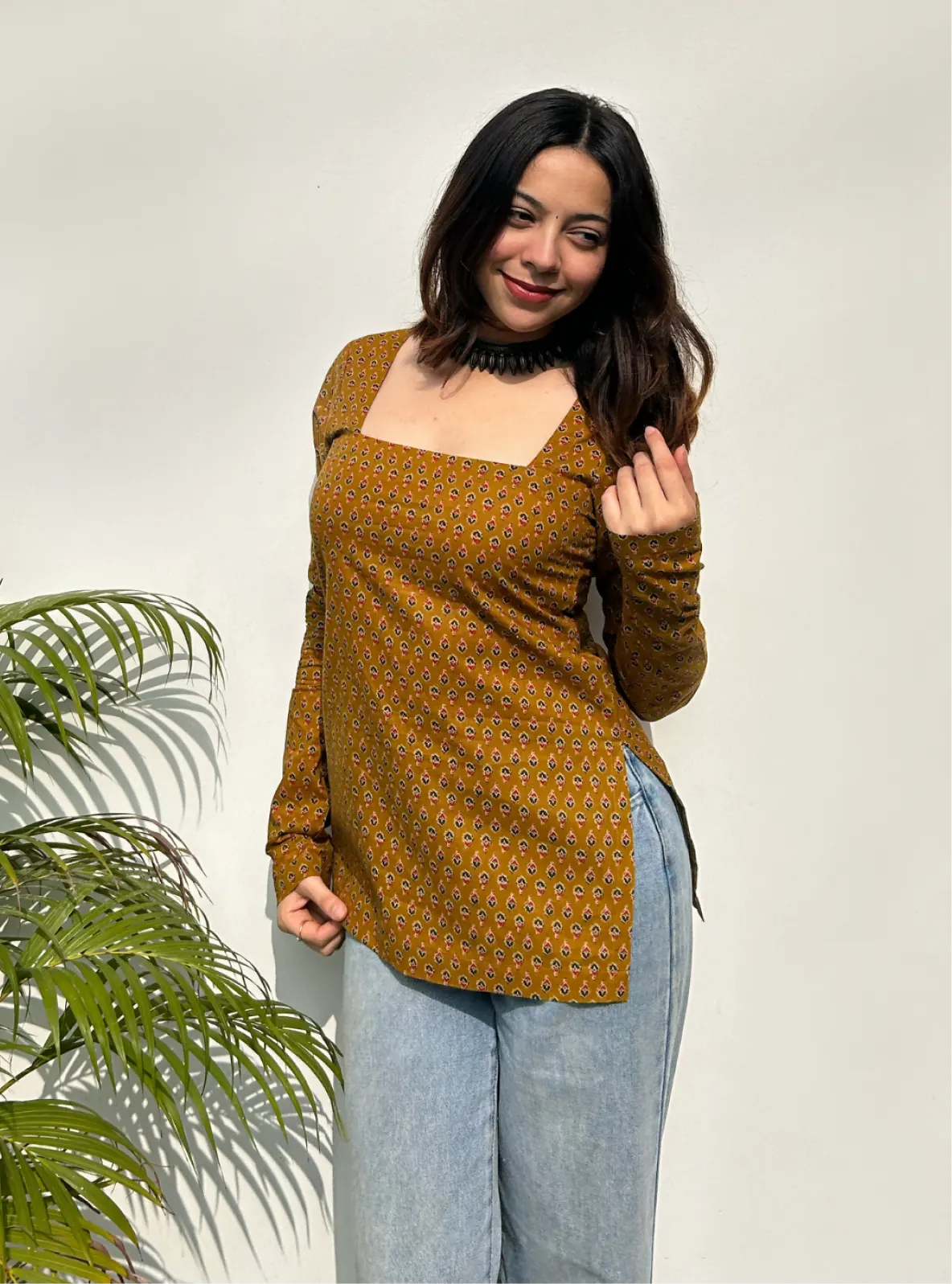 Akshara Square Neck Kurti
