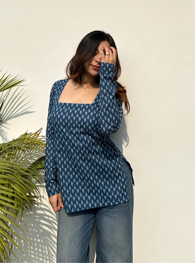 Manzil Square Neck Kurti