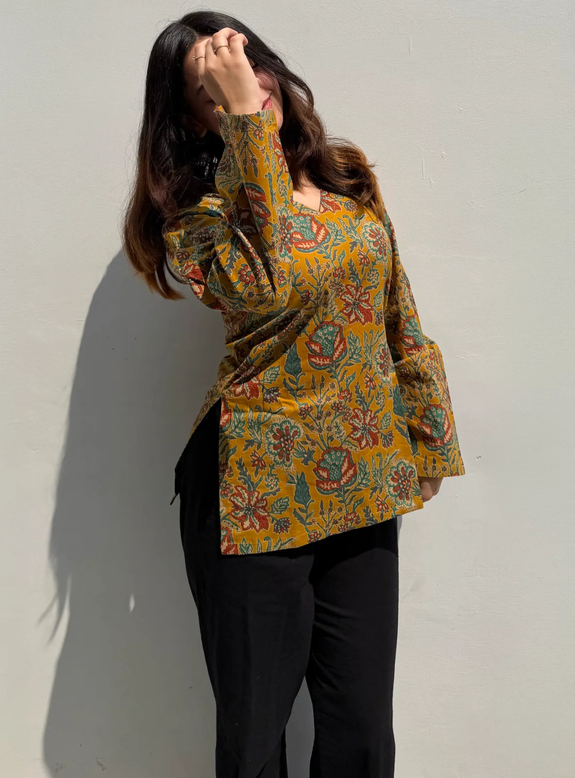 Rangat Bell Sleeves Kurti