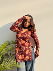 Sahiba Straight Sleeves Kurti by Evara