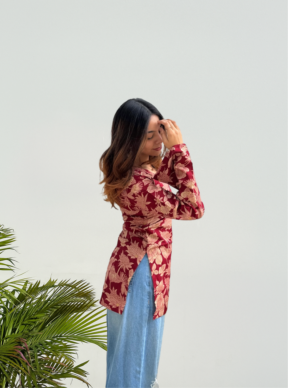 Ruhlaal Bell Sleeves Kurti by Evara