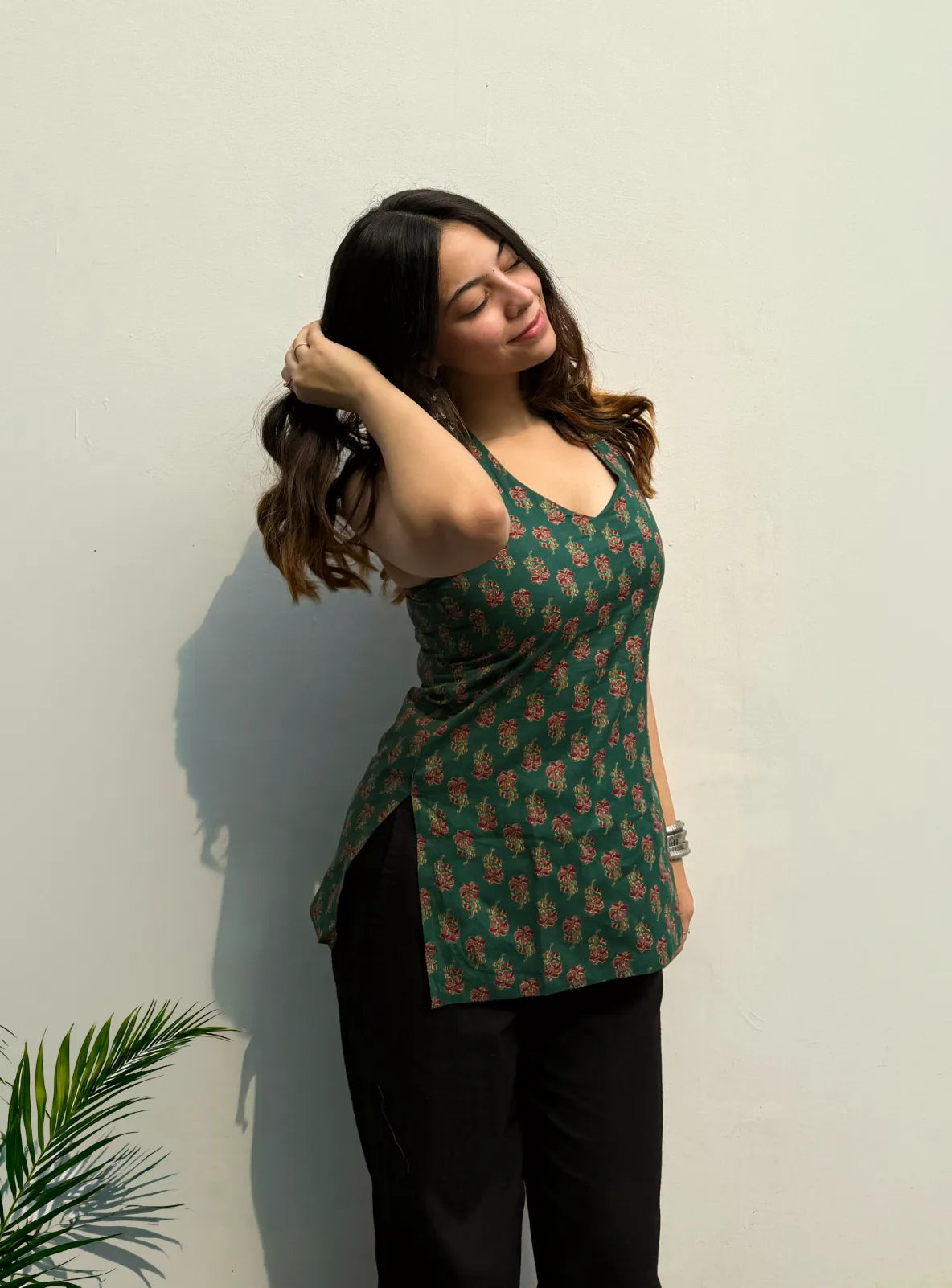 Sabaa Halter Neck Kurti