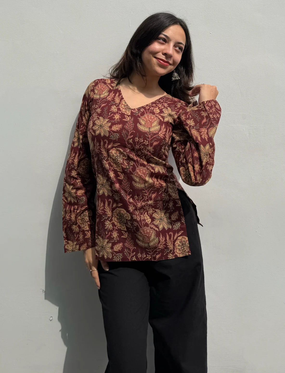 Kasturi Bell Sleeves Kurti