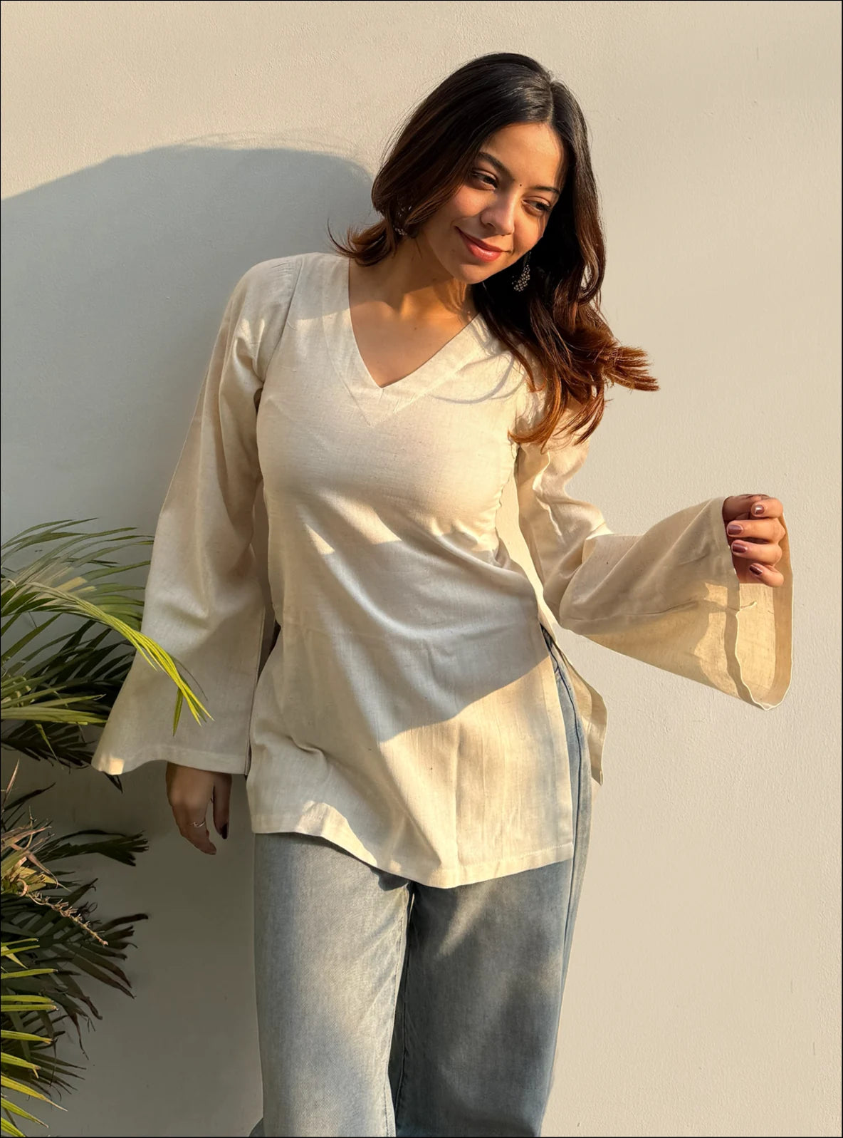 Hans Bell Sleeves Kurti