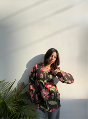 Kohinoor Bell Sleeves Kurti by Evara