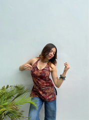 Premika Halter Neck Kurti by Evara