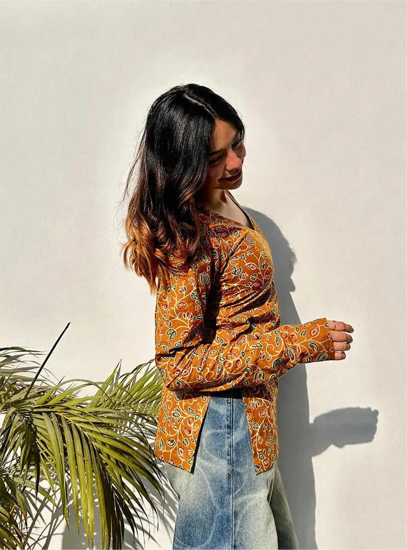 Manmaaniya Straight Sleeves Kurti