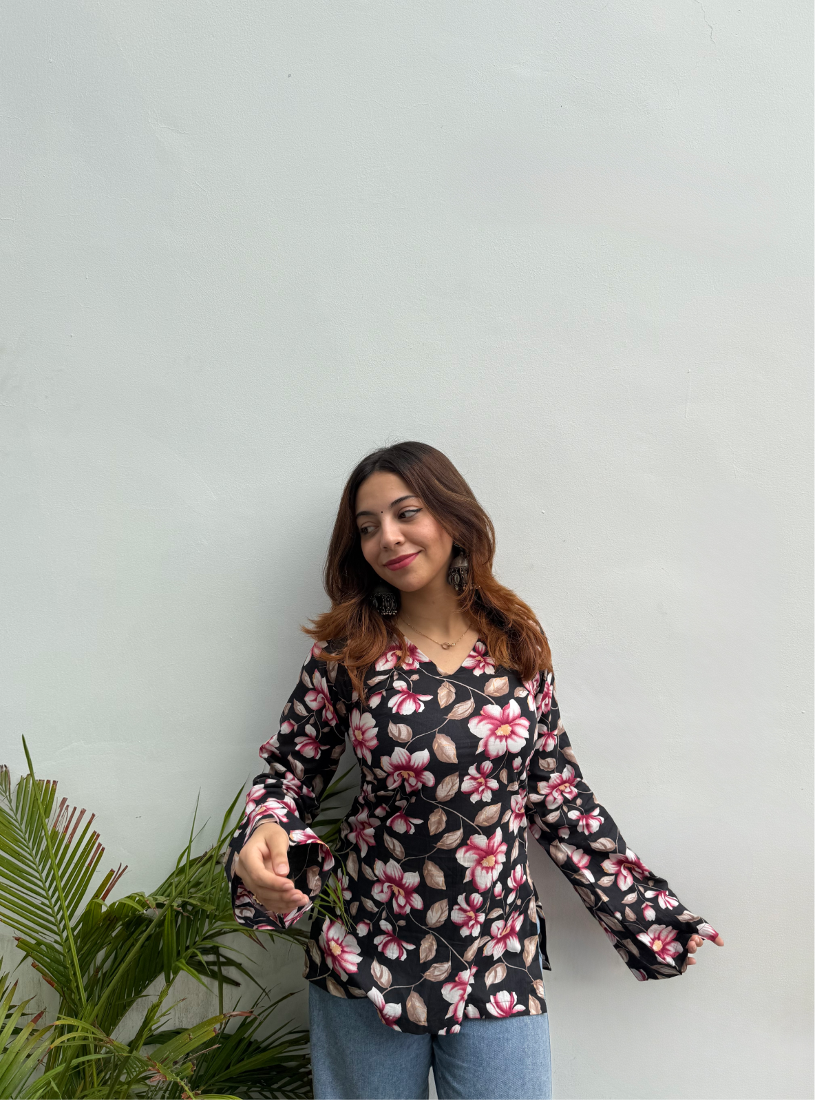 Ragda Juliet Bell Sleeves Kurti by Evara
