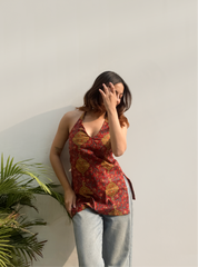 Mastani Halter Neck Kurti by Evara