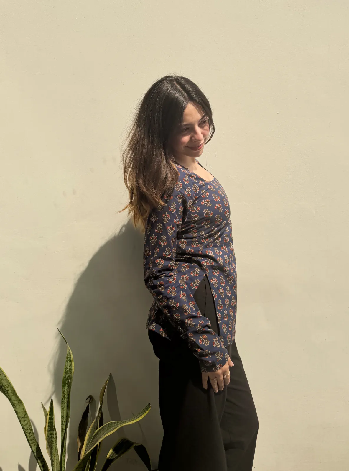 Varsha Boat Neck Kurti