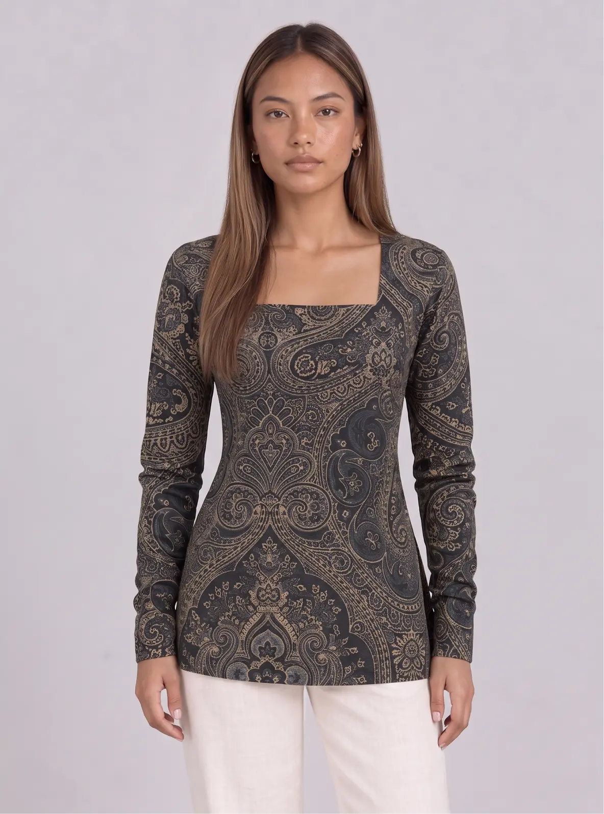 Nazm Square Neck Kurti