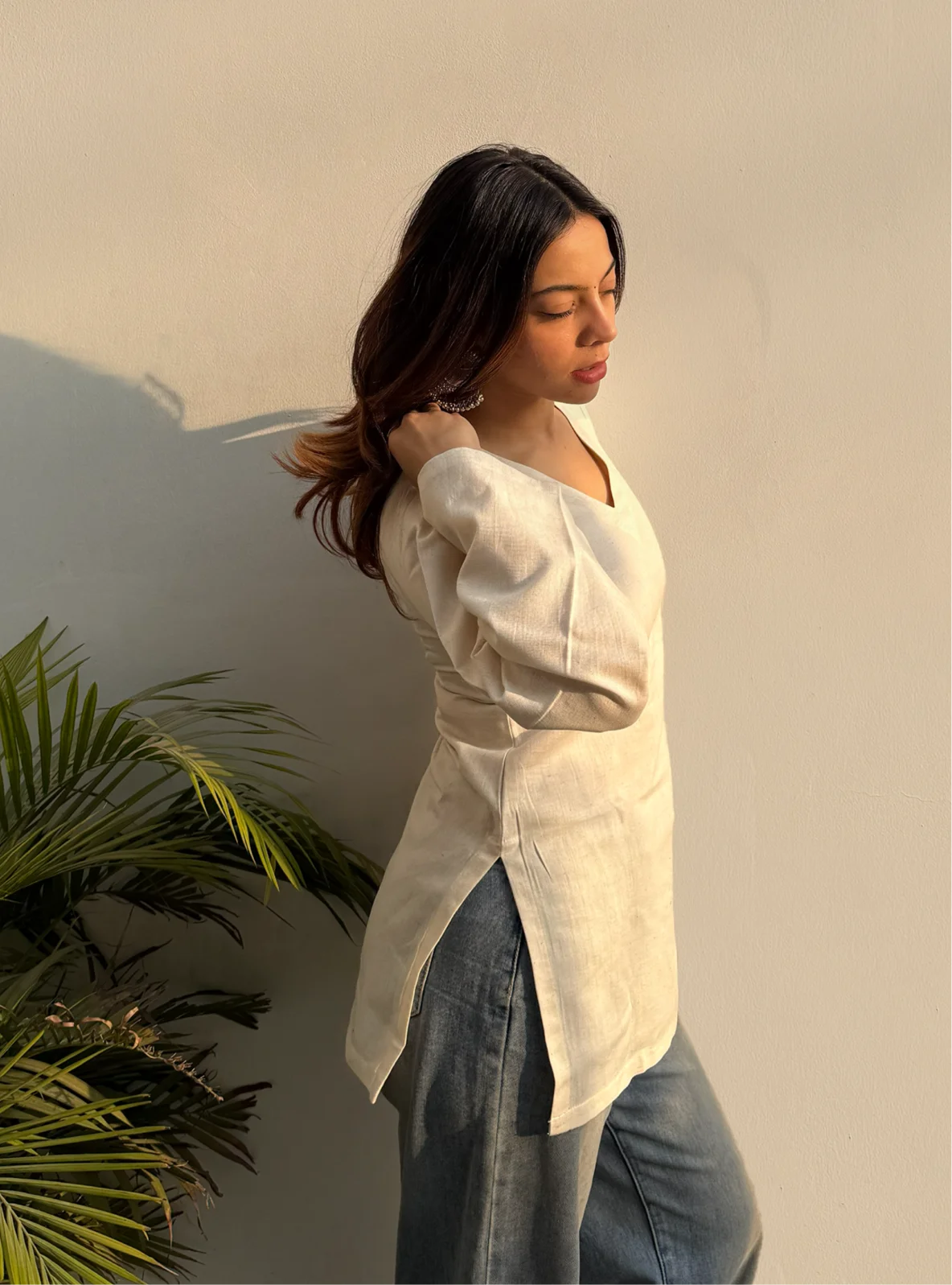 Hans Bell Sleeves Kurti