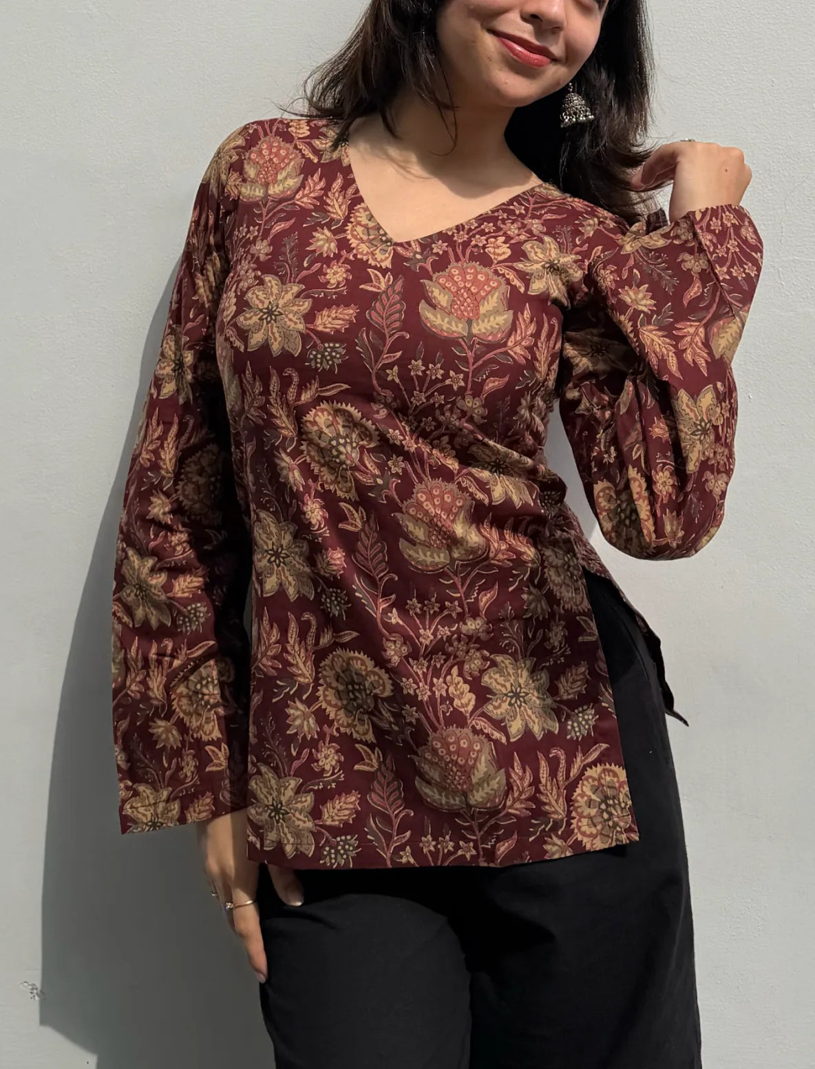 Kasturi Bell Sleeves Kurti