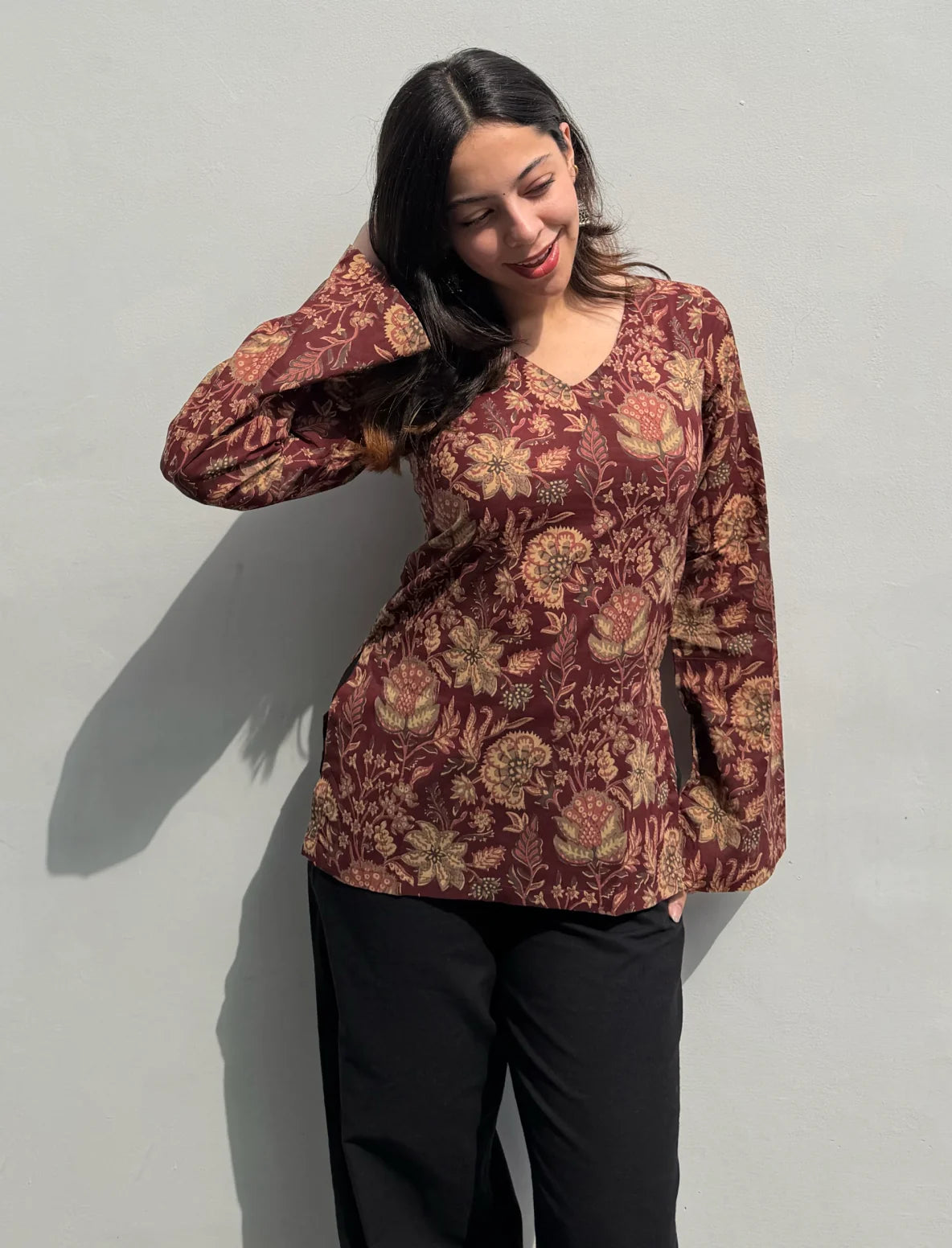 Kasturi Bell Sleeves Kurti