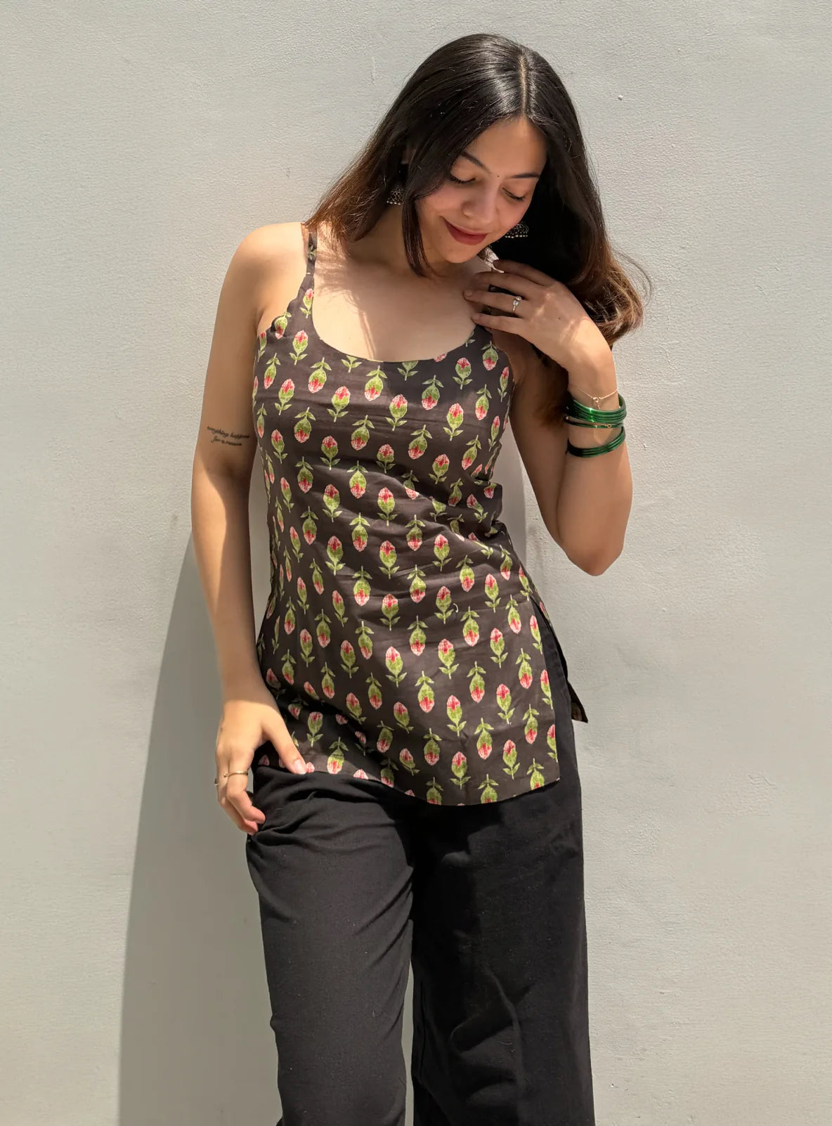Bawri Short Sleeveless Kurti