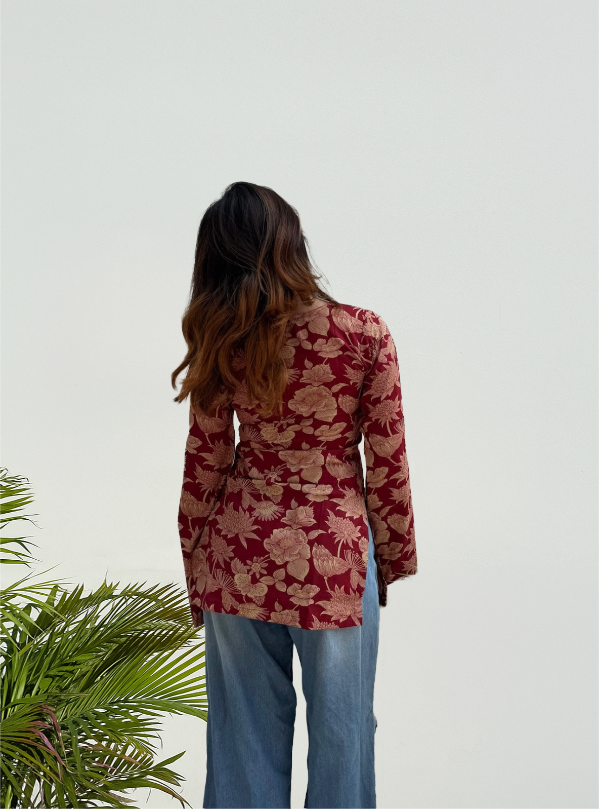 Ruhlaal Bell Sleeves Kurti by Evara