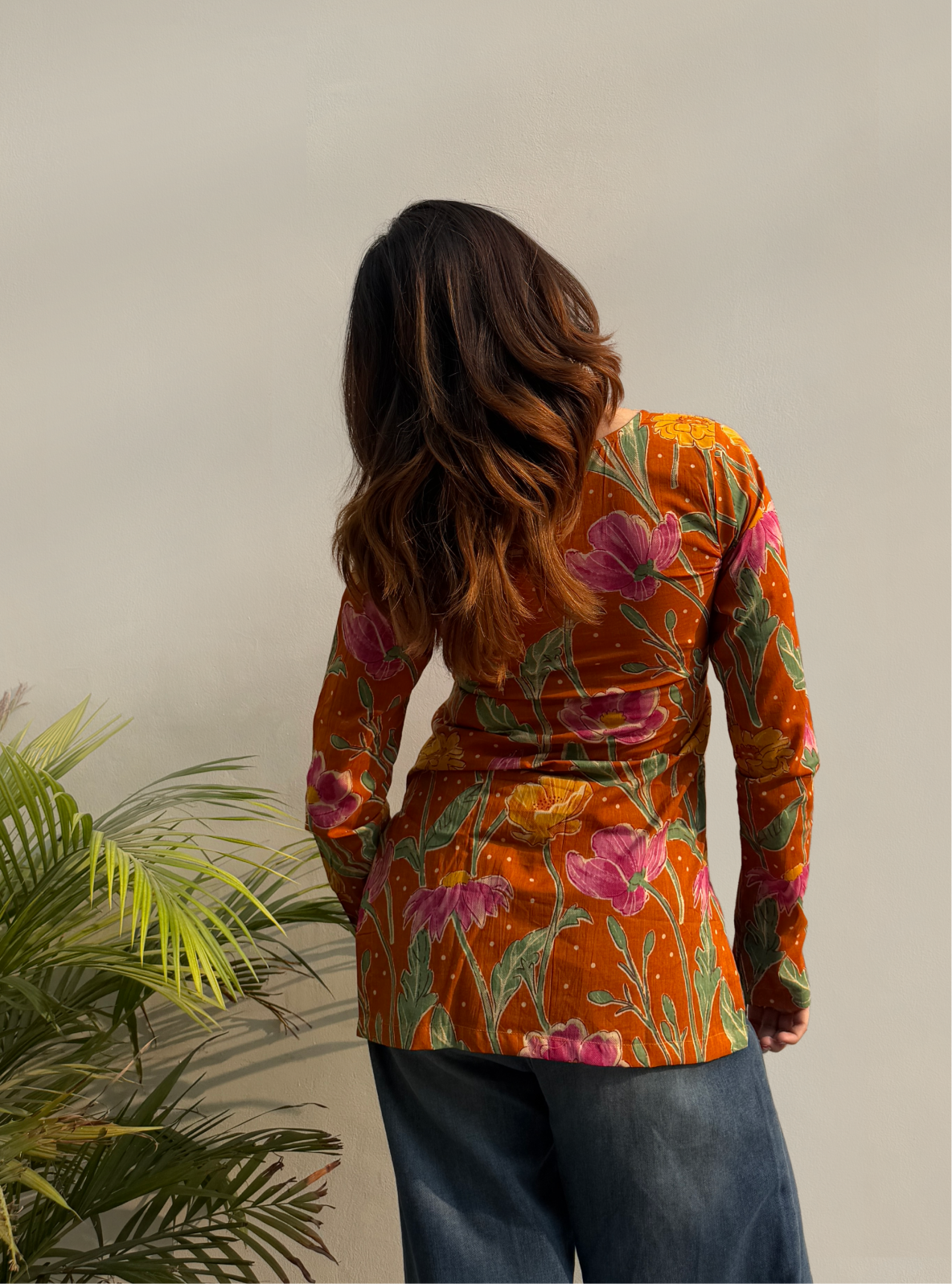 Fitoori Straight Sleeves Kurti by Evara