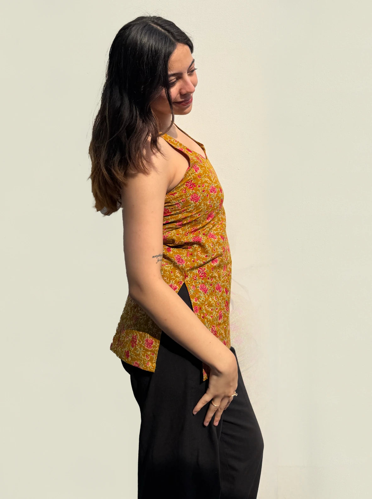 Sanya Halter Neck Kurti