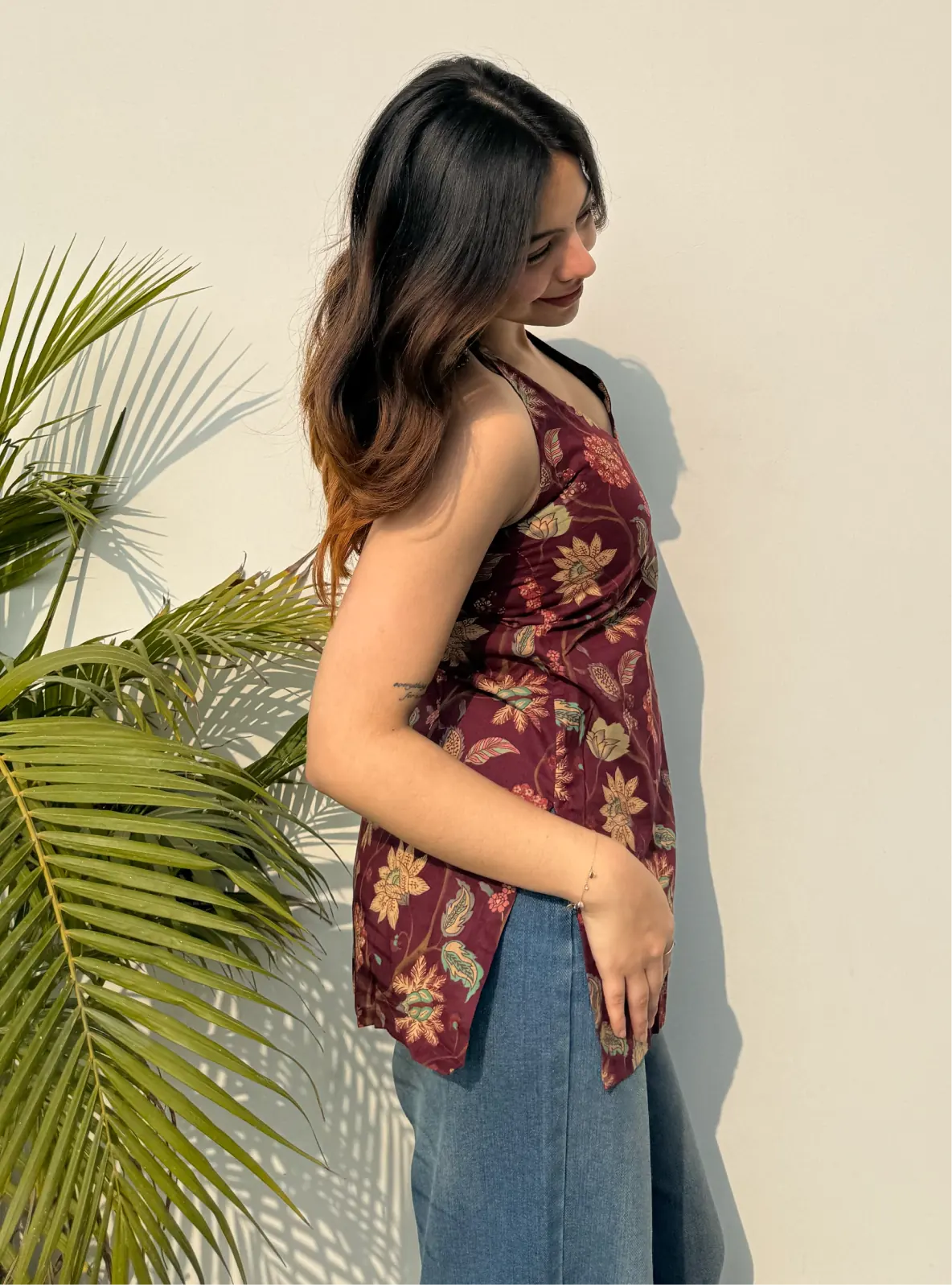 Albeli Halter Neck Kurti by Evara